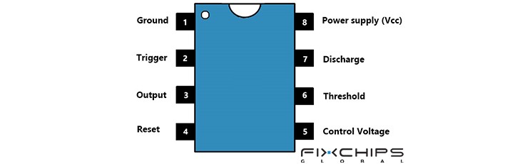NE555N Timer - Structure, Pinout, Modes and Uses
